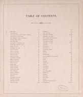Table of Contents, Guernsey County 1902